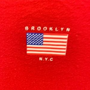 Divided cropped Brooklyn tank, GUC